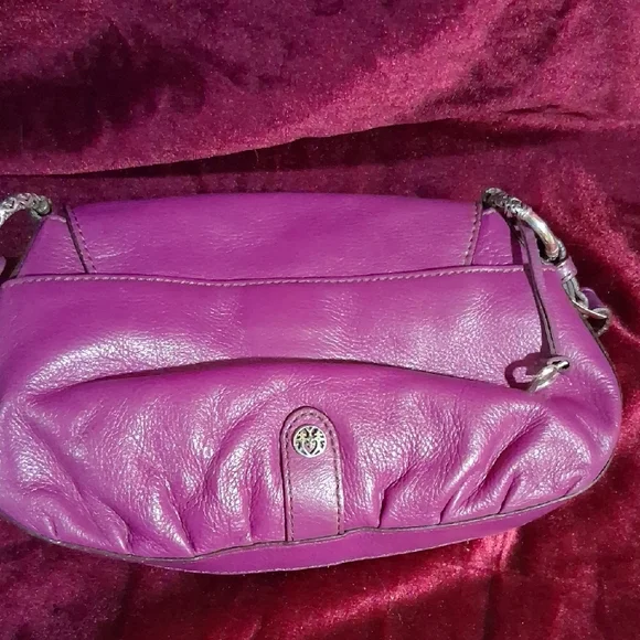 Brighton Purple Crossbody Bag with Tassel Charm - Picture 10 of 13